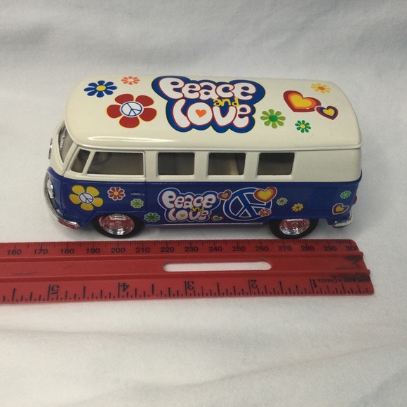 5" kinsmart VW 1962 Volkswagen Bus Die Cast 1:32 Pull Back Action Diecast - Picture 9 of 13
